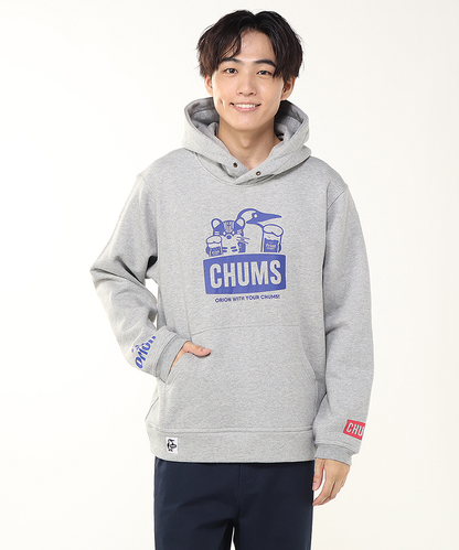 【ORION×CHUMSコラボ25FW】イリオモテヤマネコ カリー！プルオーバーパーカー　GRAY