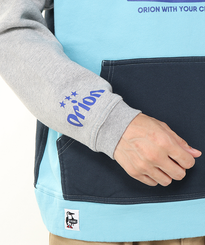 【ORION×CHUMSコラボ25FW】イリオモテヤマネコ カリー！プルオーバーパーカー　GRAY