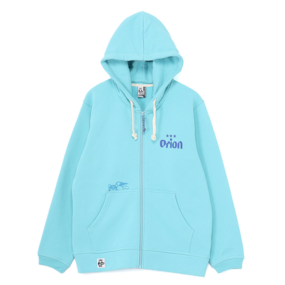 【ORION×CHUMSコラボ25FW】イリオモテヤマネコmeetsブービーバード ジップパーカー　Lt.BLUE