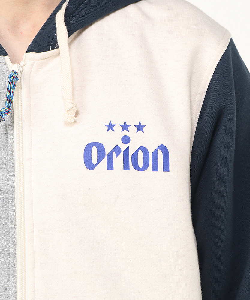 【ORION×CHUMSコラボ25FW】イリオモテヤマネコmeetsブービーバード ジップパーカー　BLACK