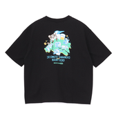 【ORION×CHUMSコラボ25FW】イリオモテヤマネコmeetsブービーバード ヘビーウェイトTシャツ　BLACK
