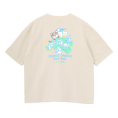 【ORION×CHUMSコラボ25FW】イリオモテヤマネコmeetsブービーバード ヘビーウェイトTシャツ　GREIGE