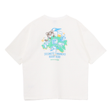 【ORION×CHUMSコラボ25FW】イリオモテヤマネコmeetsブービーバード ヘビーウェイトTシャツ　WHITE