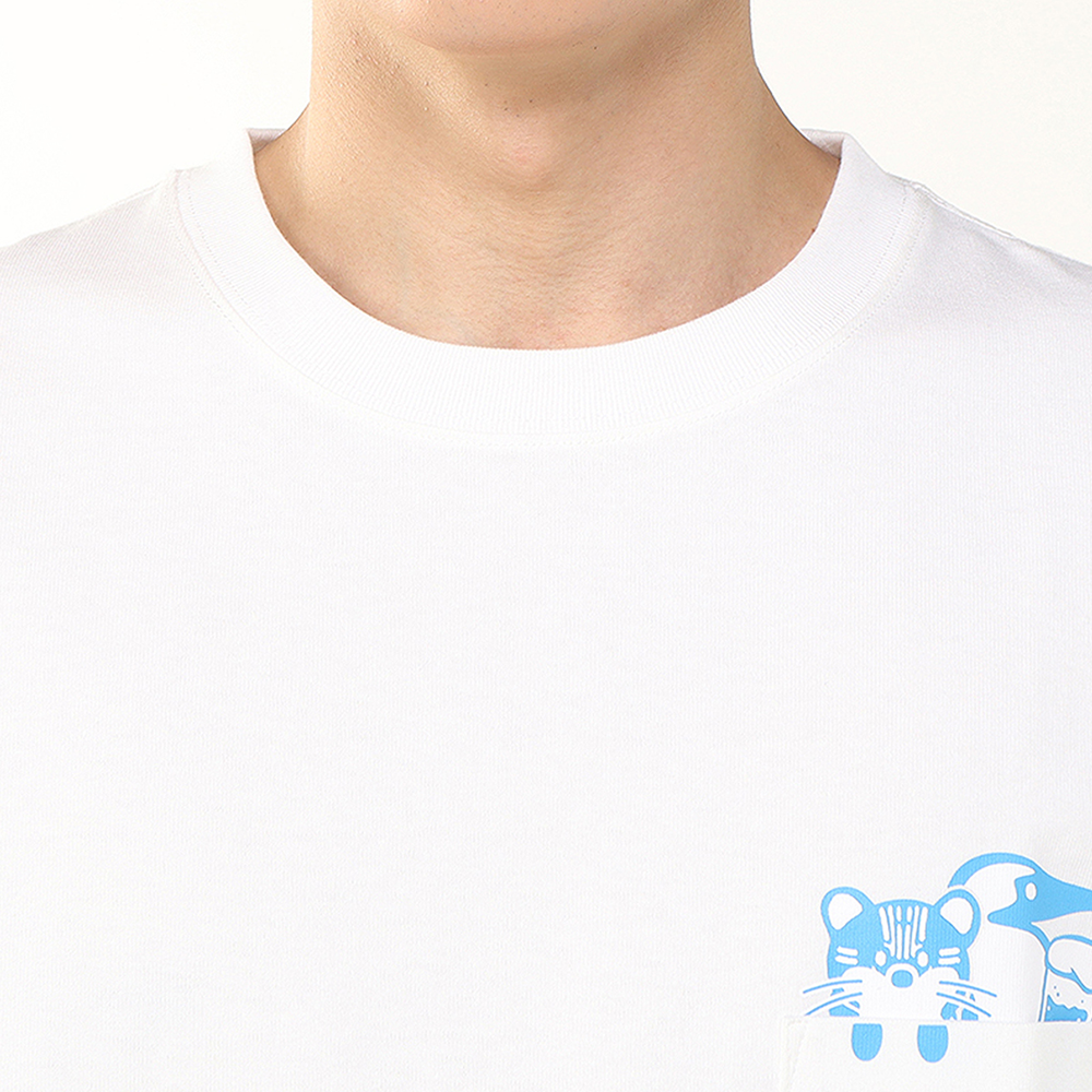 【ORION×CHUMSコラボ25FW】イリオモテヤマネコmeetsブービーバード ヘビーウェイトTシャツ　BLACK