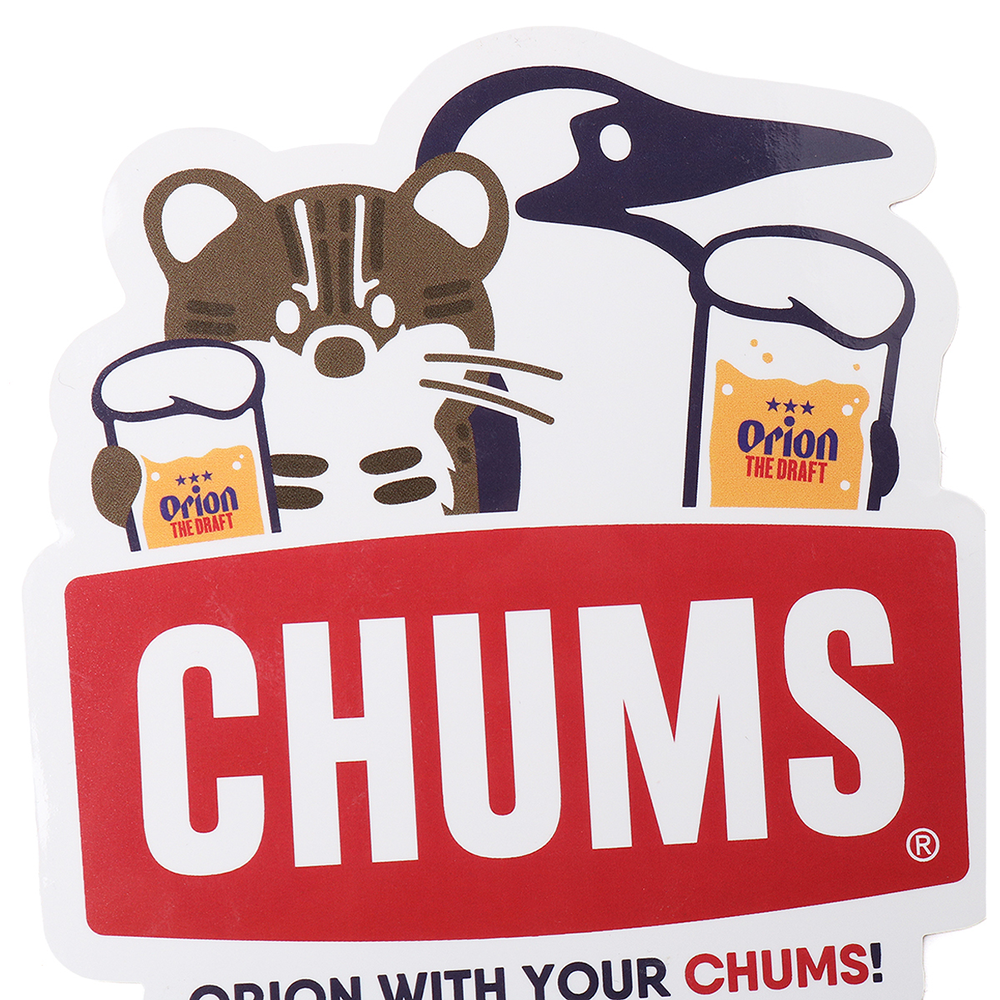 【ORION×CHUMSコラボ25FW】イリオモテヤマネコステッカー（BEER）