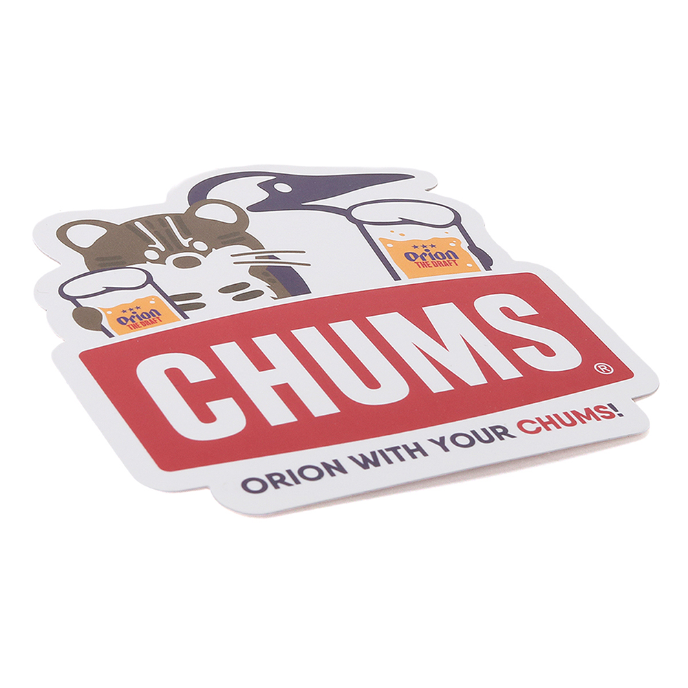 【ORION×CHUMSコラボ25FW】イリオモテヤマネコステッカー（BEER）
