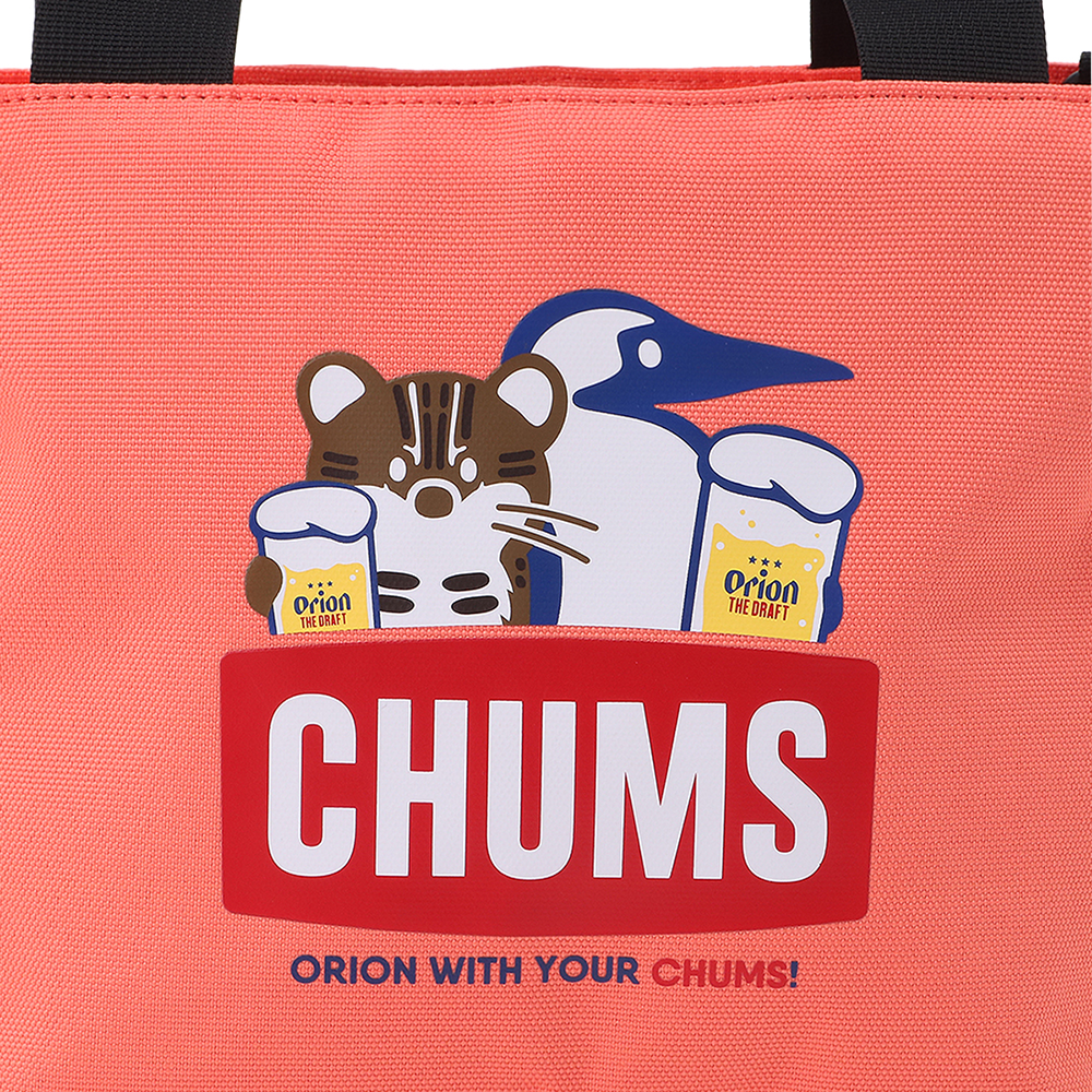 【ORION×CHUMSコラボ25FW】イリオモテヤマネコ カリー！トートバッグ　ORANGE