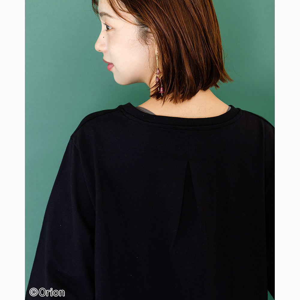 ORION×ScoLar ロックンロール女の子柄Tシャツ（ブラック／Mサイズ）