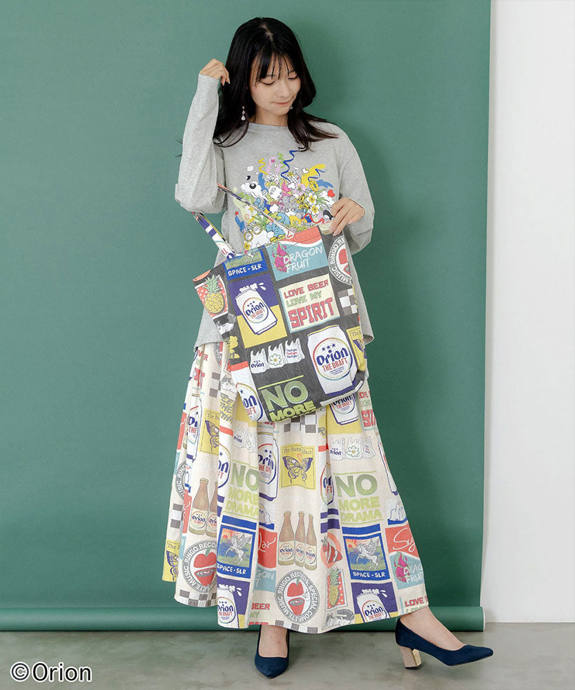 ORION×ScoLar コラージュ柄トートバッグ ブラック スカラーコラボ スカ