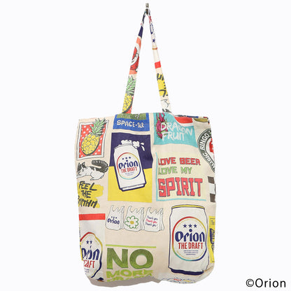 ORION×ScoLar コラージュ柄トートバッグ（アイボリー）