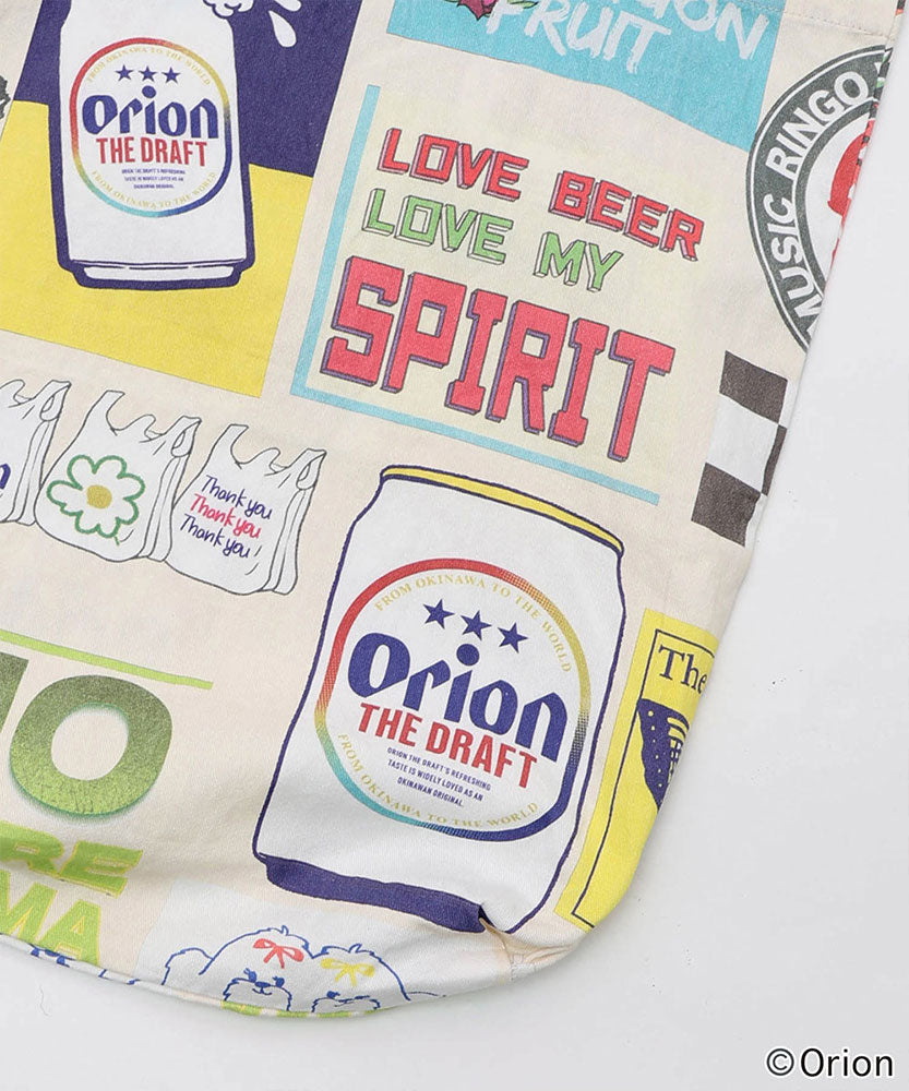 ORION×ScoLar コラージュ柄トートバッグ ブラック スカラーコラボ スカ