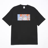 びんがたＴシャツ【紅型作家・知花幸修氏コラボ】 BLACK