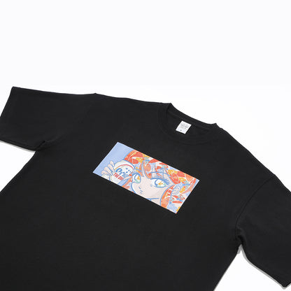 びんがたＴシャツ【紅型作家・知花幸修氏コラボ】 BLACK