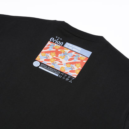 びんがたＴシャツ【紅型作家・知花幸修氏コラボ】 BLACK