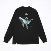 ホエールクルーズロンT 【ORION×NAVY APPAREL】（カラー：ブラック）