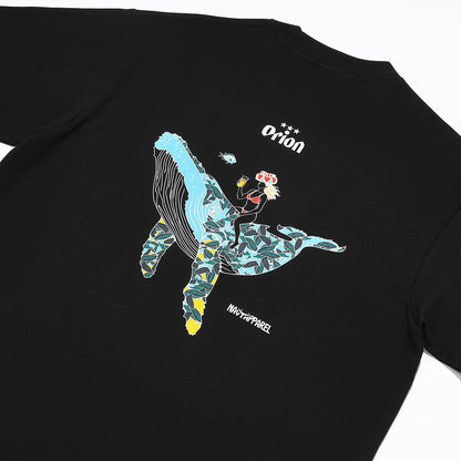 ホエールクルーズロンT 【ORION×NAVY APPAREL】（カラー：ブラック）