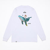 ホエールクルーズロンT 【ORION×NAVY APPAREL】（カラー：ホワイト）　