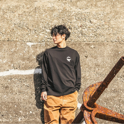 ホエールクルーズロンT 【ORION×NAVY APPAREL】（カラー：ブラック）