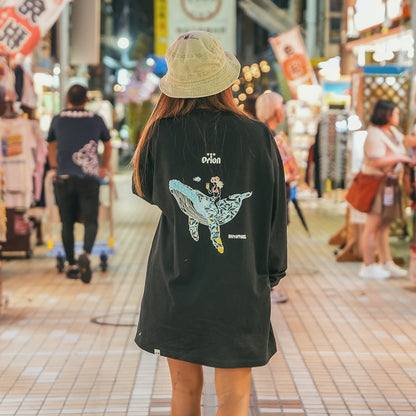 ホエールクルーズロンT 【ORION×NAVY APPAREL】（カラー：ブラック）