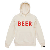 BEERロゴ プルオーバーパーカー　NATURAL