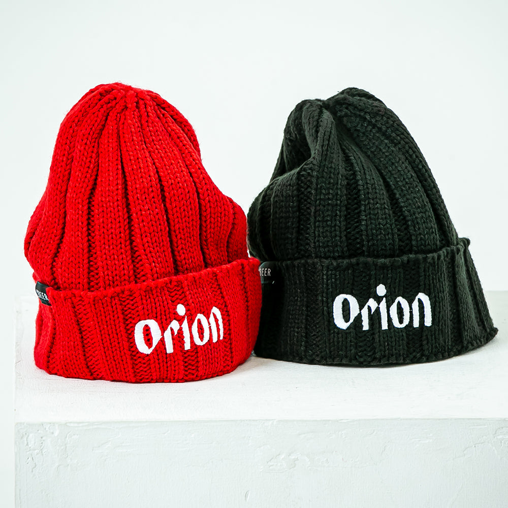 BEER ニットキャップ　BLACK