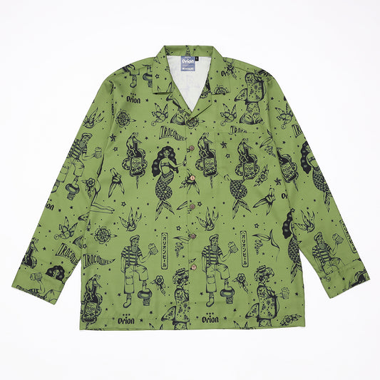 Every嘉例ロングアロハ 【ORION×Irocolife】（カラー：カーキ）