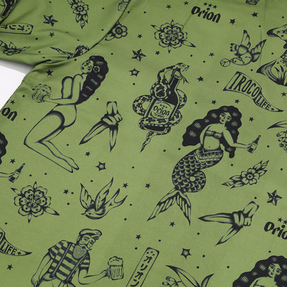 Every嘉例ロングアロハ 【ORION×Irocolife】（カラー：カーキ）