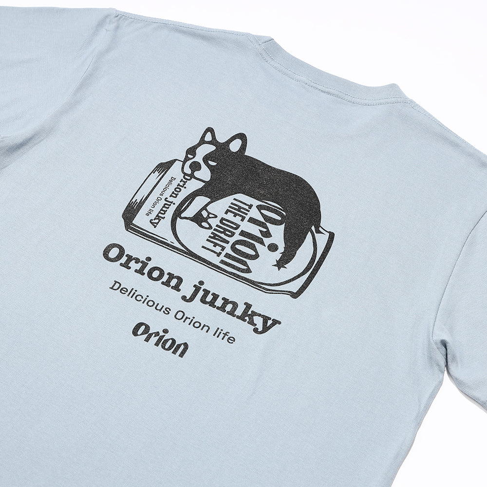 BACKCAN TEE 【JUNKY × ORION】　（カラー：アシッドブルー）