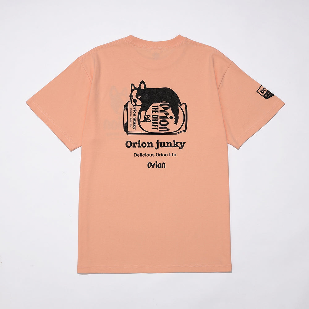 BACKCAN TEE 【JUNKY × ORION】　（カラー：アプリコット）