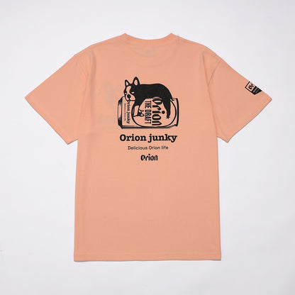 BACKCAN TEE 【JUNKY × ORION】　（カラー：アプリコット）