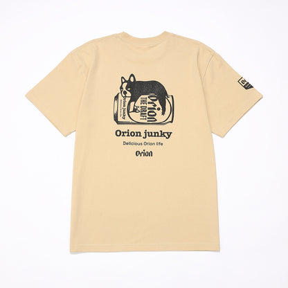 BACKCAN TEE  【JUNKY × ORION】　（カラー：ライトベージュ）
