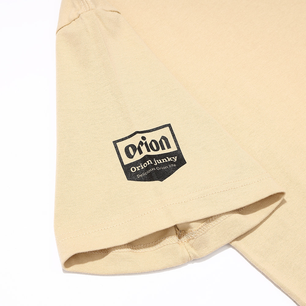BACKCAN TEE  【JUNKY × ORION】　（カラー：ライトベージュ）