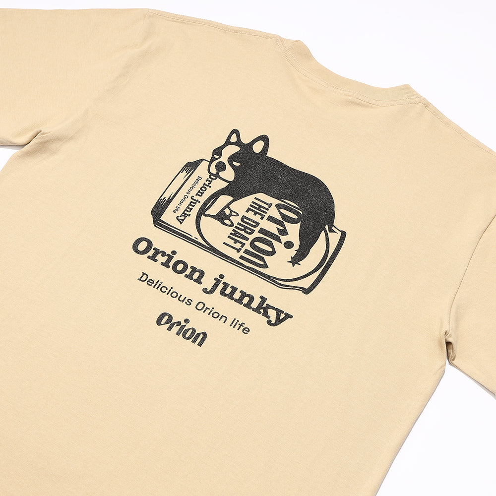 BACKCAN TEE  【JUNKY × ORION】　（カラー：ライトベージュ）