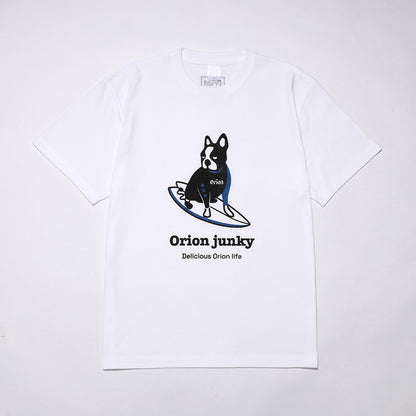 SURF TEE 【JUNKY × ORION】　（カラー：ホワイト）