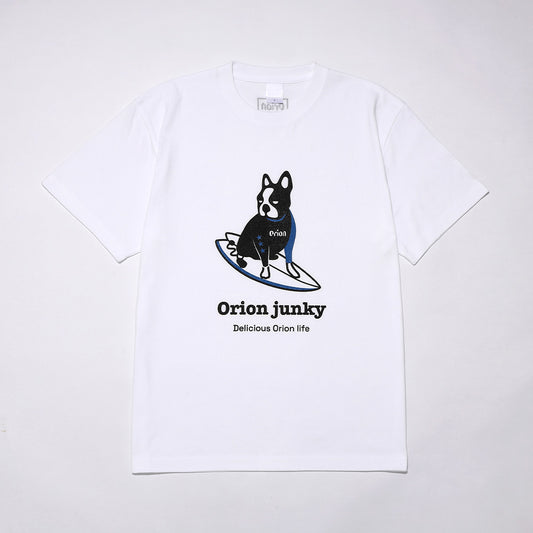 SURF TEE 【JUNKY × ORION】　（カラー：ホワイト）