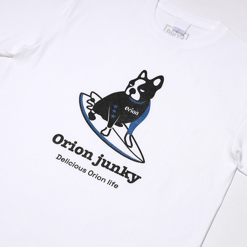 SURF TEE 【JUNKY × ORION】　（カラー：ホワイト）