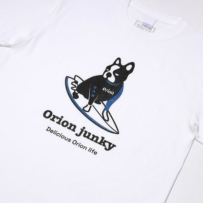 SURF TEE 【JUNKY × ORION】　（カラー：ホワイト）