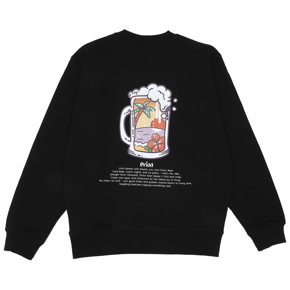 スウェットシャツ　ジョッキ　カラー：BLACK