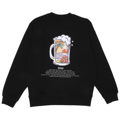 スウェットシャツ　ジョッキ　カラー：BLACK