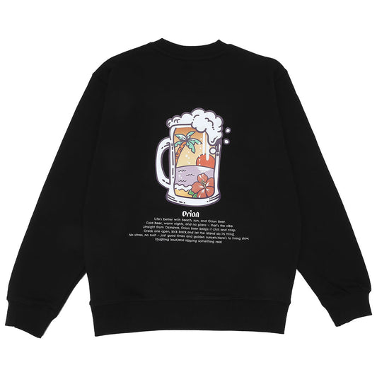 スウェットシャツ　ジョッキ　カラー：BLACK