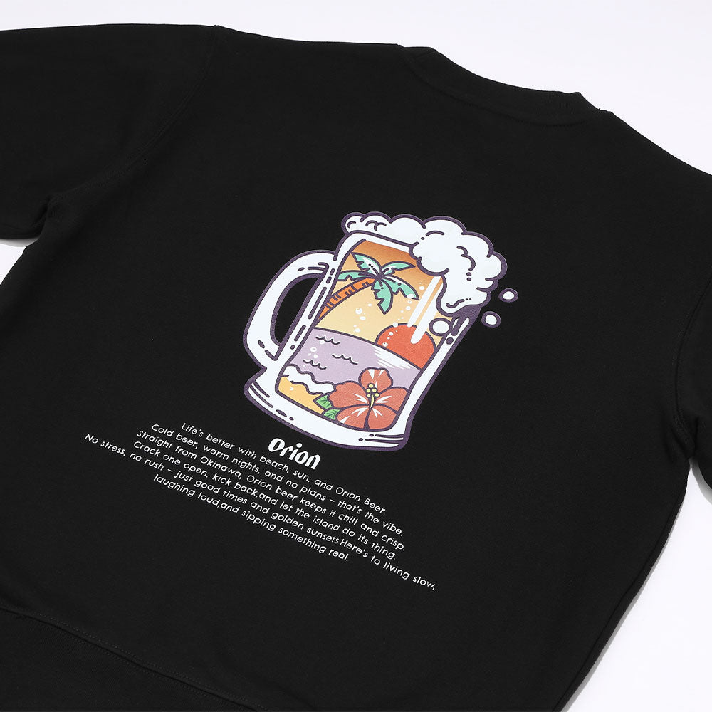 スウェットシャツ　ジョッキ　カラー：BLACK