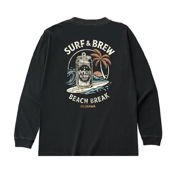 ロングスリーブTシャツ SURF&BREW カラー ブラック BLACK オリオン