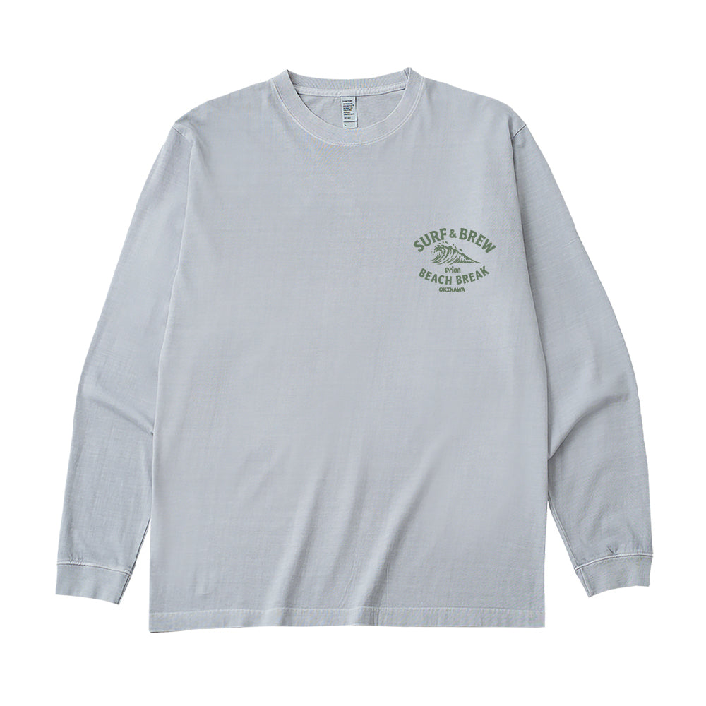 ロングスリーブTシャツ　SURF&BREW　カラー：GRAY