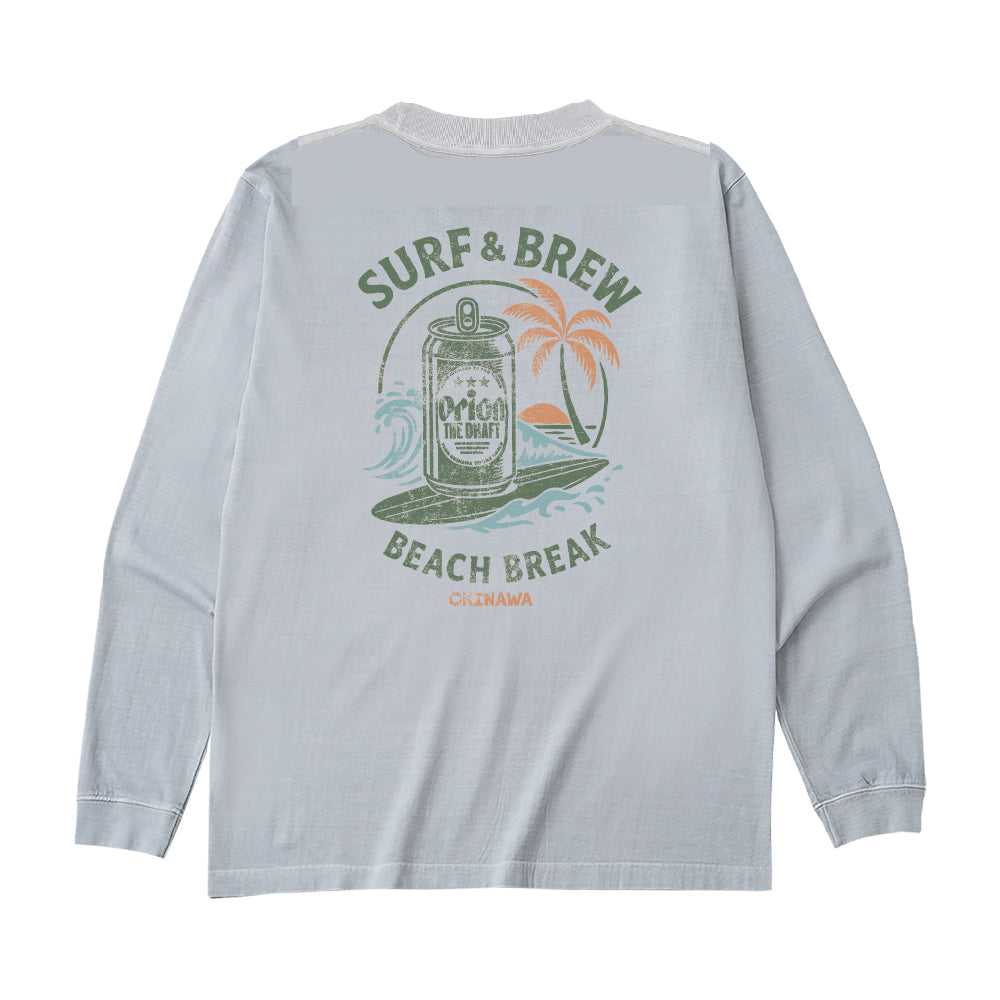 ロングスリーブTシャツ　SURF&BREW　カラー：GRAY