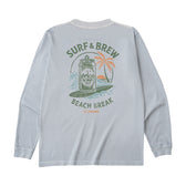 ロングスリーブTシャツ　SURF&BREW　カラー：GRAY