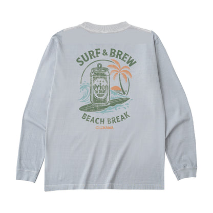 ロングスリーブTシャツ　SURF&BREW　カラー：GRAY