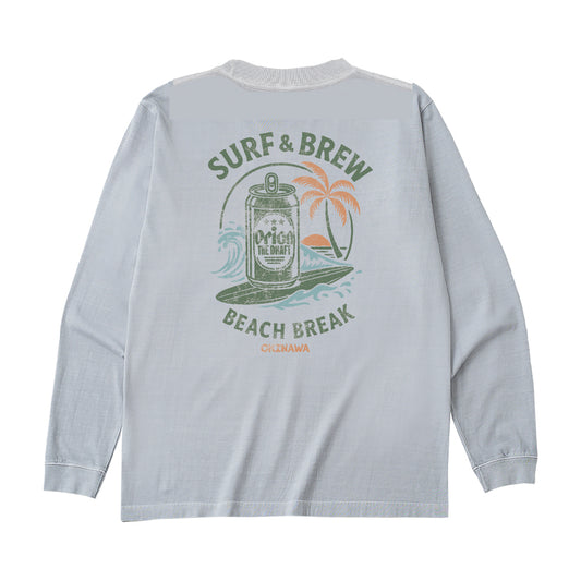 ロングスリーブTシャツ　SURF&BREW　カラー：GRAY