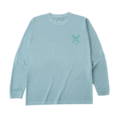 ロングスリーブTシャツ　GREAT BEER　カラー：SAXE