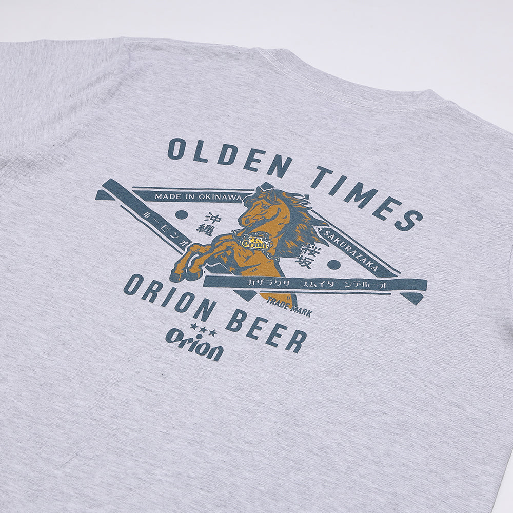 【ORION×OLDENTIMES 26初売り】那覇桜坂ロングスリーブTシャツ　アッシュ