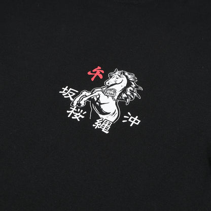 【ORION×OLDENTIMES 26初売り】那覇桜坂ロングスリーブTシャツ　ブラック